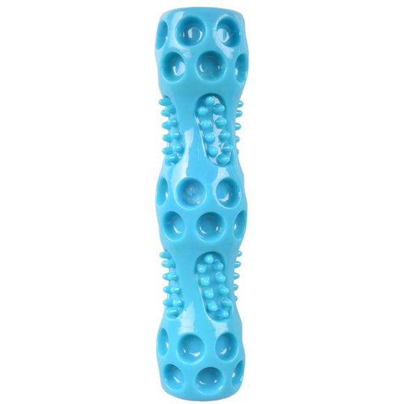 Flamingo Squeak Stick Blue – Large Rubber Dog Toy with Protrusions and Squeaker