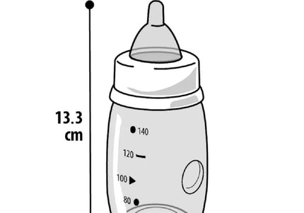 Flamingo Akela Feeding Set 140ml – Bottle with Two Teats and Cleaning Brush, Ideal for Small Pets