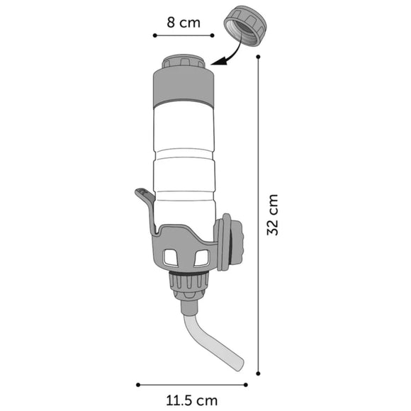 Flamingo Hux Drinking Bottle 600ml – Ball-Point Water Dispenser, Leak-Resistant Design