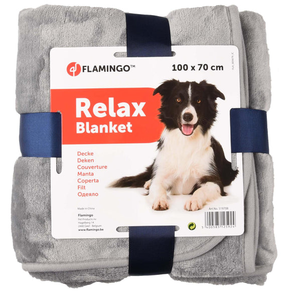 Flamingo Relax Plush Blanket 100x70cm – Ultra-Soft, Extra Warm Comfort Layer