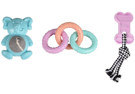 Flamingo Puppy Toys – Soft Chewable Play Set with Durable Textures and Fun Shapes