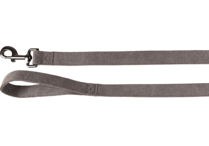 Flamingo Oxana Grey Nylon Leash – Durable 130cm Lead with Secure Carabiner Clip