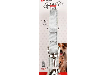Flamingo Small Dog Leash Green – Durable Nylon, 1.5x120cm, Lightweight and Secure
