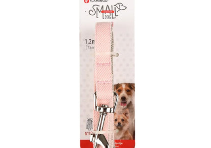 Flamingo Small Dog Leash Pink – Durable Nylon, 1.5x120cm, Lightweight and Comfortable