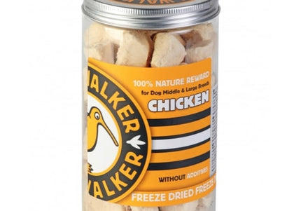 Kiwi Walker Chicken Snacks 120g – 100% Freeze-Dried Natural Treats, Single Protein Recipe