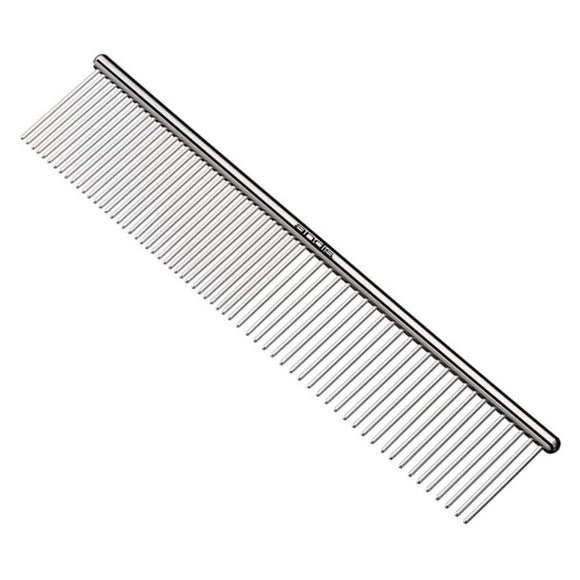 Andis Metal Grooming Comb 19cm – Durable Stainless Steel, Smooth Detangling Tool