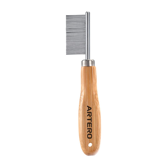 Artero Nature Mini Eye and Face Comb – Small Bamboo Detangling Tool, Gentle Precision Design