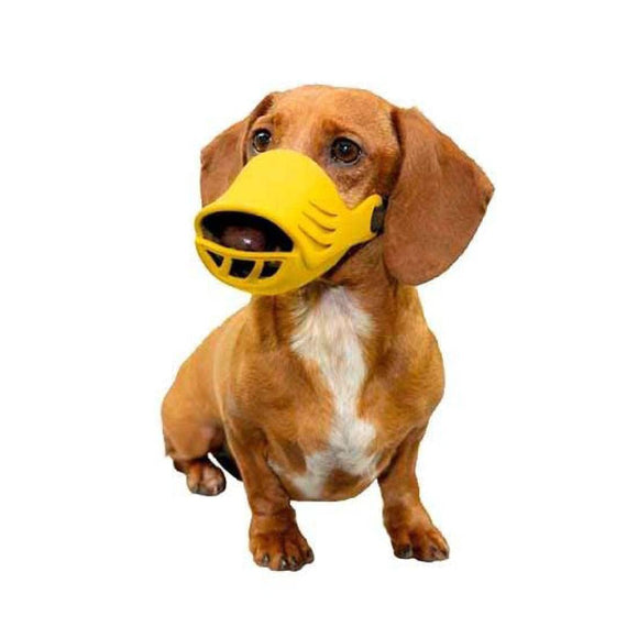 Artero Silicone Muzzle Cover Yellow – Comfortable Adjustable Silicone Design, Large Size