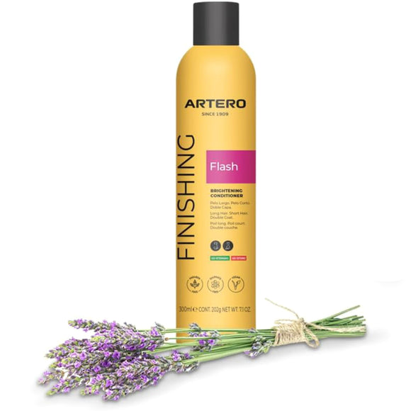 Artero Flash Coat Shine Spray 300ml – Lightweight Finishing Formula for Glossy, Healthy Fur