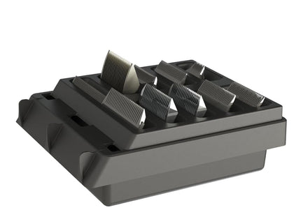 Double K The Kaddie Blade Storage and Washing Case, Ten Compartments