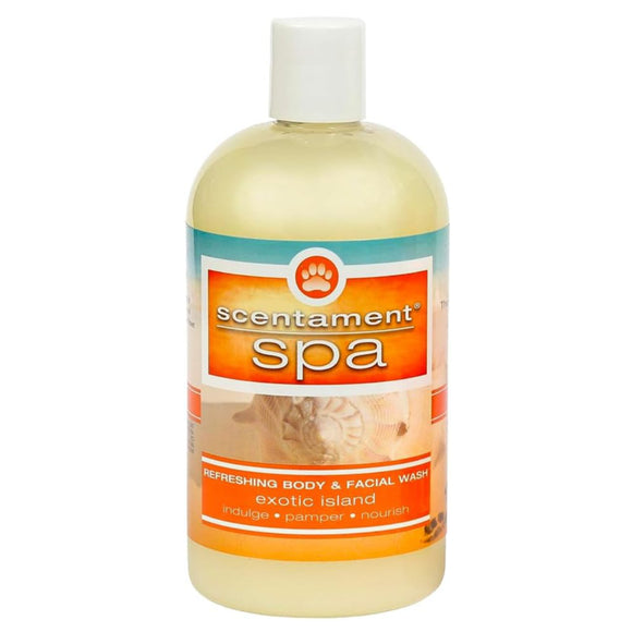 Best Shot Spa Exotic Island Facial & Body Wash – Concentrated Relaxing Cleanser with Exotic Fruit Scent, Natural Extracts