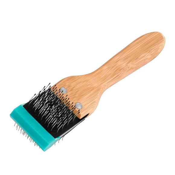 Artero Nature Nala Twin Flexi Slicker – Double-Sided Flexible Grooming Brush with Ergonomic Handle
