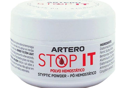 Artero Stop It Styptic Powder 14g – Fast-Acting Bleeding Control Formula, Compact Jar