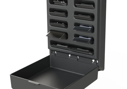 Double K The Kaddie Blade Storage and Washing Case, Ten Compartments