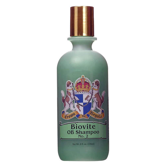 Crown Royale Biovite Formula 2 RTU Shampoo 236ml – Biotin-Enriched Cleanser for Short and Medium Coats