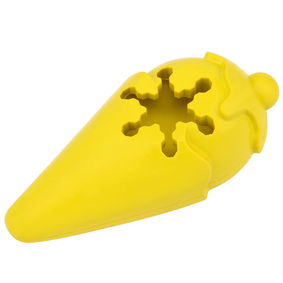 PetSafe Busy Buddy Frosty Cone – Frozen Treat Chew Toy, Ice Cream Cone Shape, Medium/Large, Durable