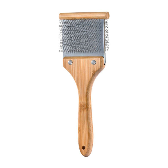 Artero Nature Double Flexible Slicker – 2-in-1 Small Poodle Brush with Gentle Bristles