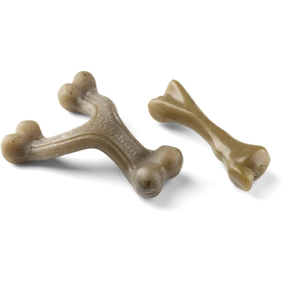 Nylabone Puppy Gourmet Twin Pack S – Small Dog Chews with Intense Scent, 2 Pieces