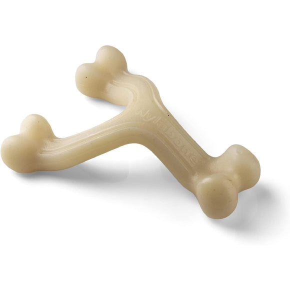 Nylabone Gourmet Wishbone Chicken Chew – Durable Dog Toy with Intense Chicken Flavor, Small Size