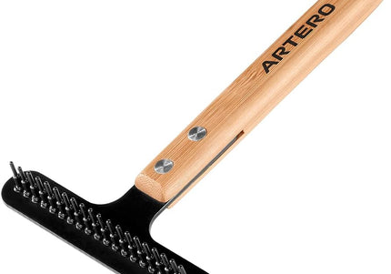 Artero Nature Rex Rake Bamboo Currycomb – Eco-Friendly Grooming Tool for Loose Hair Removal