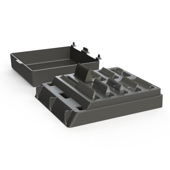 Double K The Kaddie Blade Storage and Washing Case, Ten Compartments