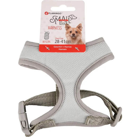Flamingo Small Dog Harness Green – Lightweight Air-Mesh, Pressure-Free Comfort, Size M