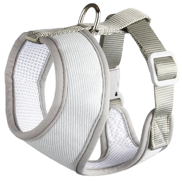 Flamingo Small Dog Harness Green – Lightweight Air-Mesh, Pressure-Free Comfort, Size M
