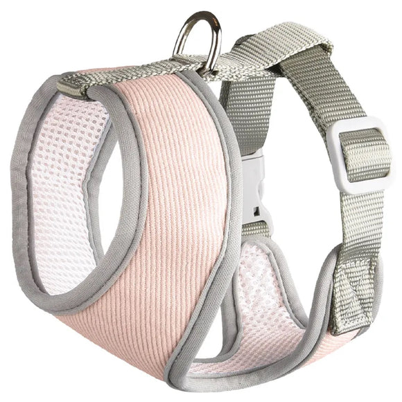 Flamingo Small Dog Harness Pink – Air-Mesh, Pressure-Free, Lightweight, Size S