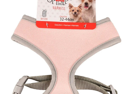 Flamingo Small Dog Harness Pink – Air-Mesh, Pressure-Free, Lightweight, Size S