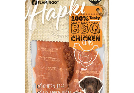 Flamingo Hapki BBQ Chicken Fillets 85g – Delicate Dried Chicken Treats, High-Protein Snack