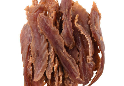 Flamingo Hapki Soft Duck Fillets – Tender Dried Dog Treats, 170g Resealable Pack