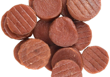 Flamingo Hapki Duck Coins – Natural Duck Slices, 85g, Tasty Protein-Rich Dog Treats