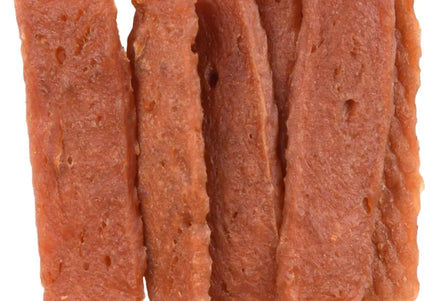 Flamingo Hapki Rabbit Strips – Dried Duck and Rabbit Treats, 85g, High Protein Snack