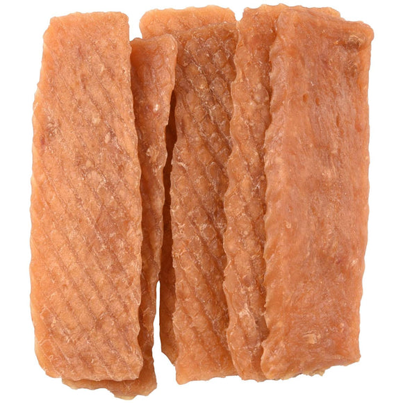 Flamingo Hapki Turkey Stripes – Dried Turkey Dog Treats, 85g, High Protein Snack