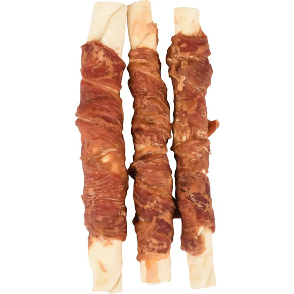 Flamingo R'hide Sticks Duck – Natural Chew Sticks Wrapped in Duck, 3x17cm, 3 Pack