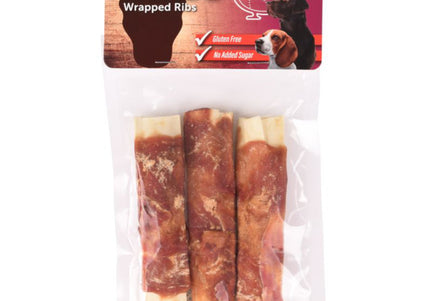 Flamingo R'hide Ribs Duck 90g – Natural Chewy Rib Treats with Real Duck, High Protein