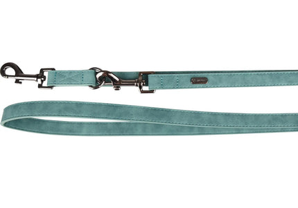 Flamingo Delu Training Leash – Detachable Eco-Leather Dog Lead, Green, 205cm, Durable Design