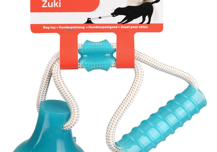Flamingo Zuki Green Rope Tug Toy – Durable Suction Cup Design, Interactive Play