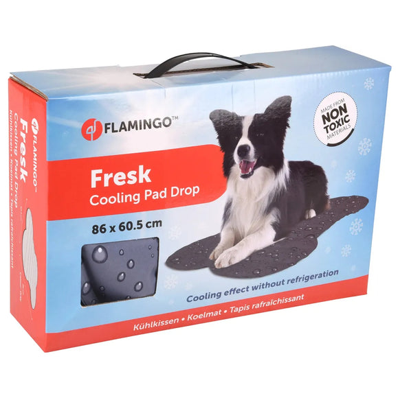 Flamingo Cooling Pad Bone – Medium Bone-Shaped Gel Mat, Durable and Fast-Acting Relief