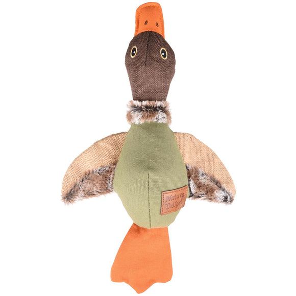 Flamingo Natura Delight Duck 35cm – Plush Rustling Toy with Squeaker, Realistic Design