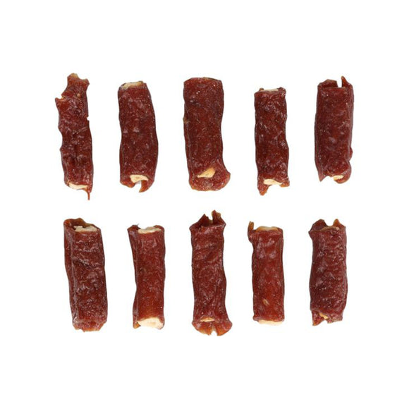 Flamingo Hapki Duck Rolls 85g – Tasty Dog Treats with Duck and Rice, Premium Snack