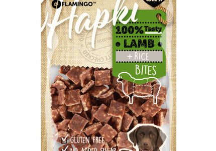 Flamingo Hapki Lamb Rice Bites 85g – Soft Training Treats with Natural Lamb and Rice