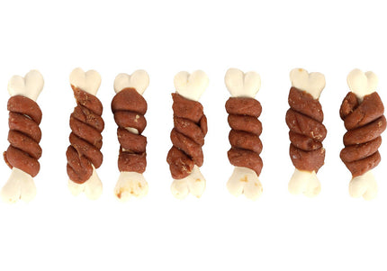 Flamingo Hapki Rabbit Calcium Bone 85g – Tasty Calcium Cubes Wrapped in Real Rabbit Meat