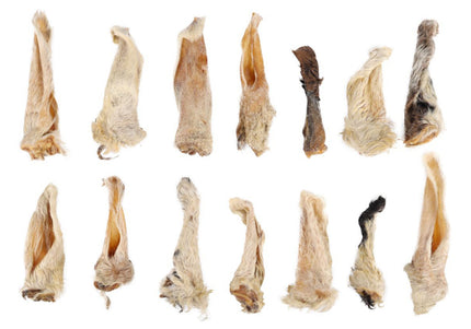 Flamingo Nature Snack Lamb Ears with Hair – Natural Chew Treats, 200g Pack