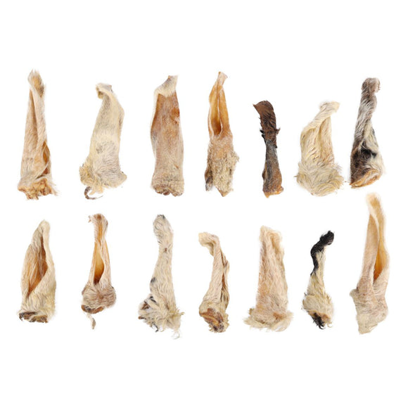 Flamingo Nature Snack Lamb Ears with Hair – Natural Chew Treats, 200g Pack