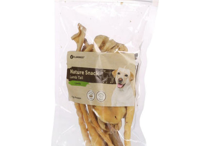 Flamingo Natural Snack Lamb Tail 200g – Single-Ingredient Chewy Treats, High Protein