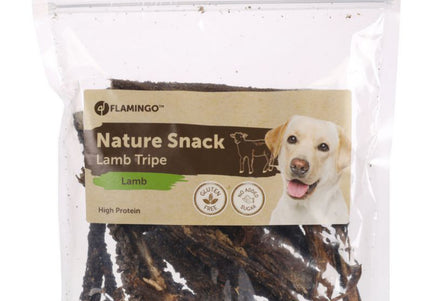 Flamingo Nature Snack Sheep Tripe – Natural Air-Dried Dog Treats, 200g, Protein-Rich