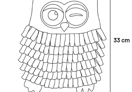 Flamingo Plinkie Owl Sniffing Mat – Soft Blue 33cm Interactive Enrichment Toy, Owl Design