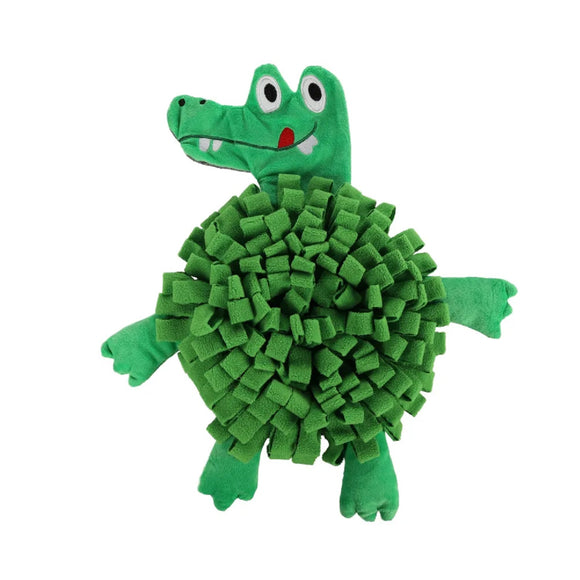 Flamingo Njammie Crocodile Sniffing Mat – Soft Interactive Green Toy, 38cm, Engaging Design
