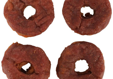Flamingo Hapki Duck Donut Treats – Soft Donut-Shaped Snacks with Real Duck, 95g Pack